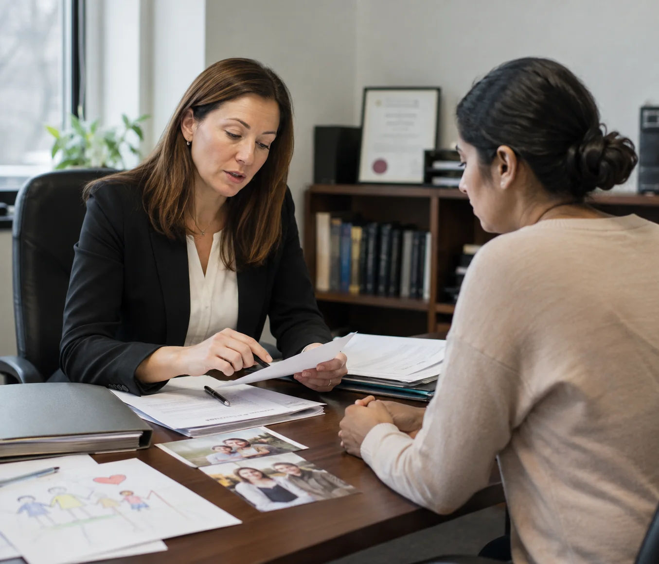 Evidence for asylum and human rights applications reviewed with an immigration adviser