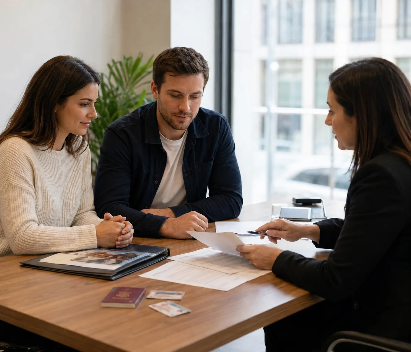 Unmarried partner visa evidence organised by a couple preparing their UK application